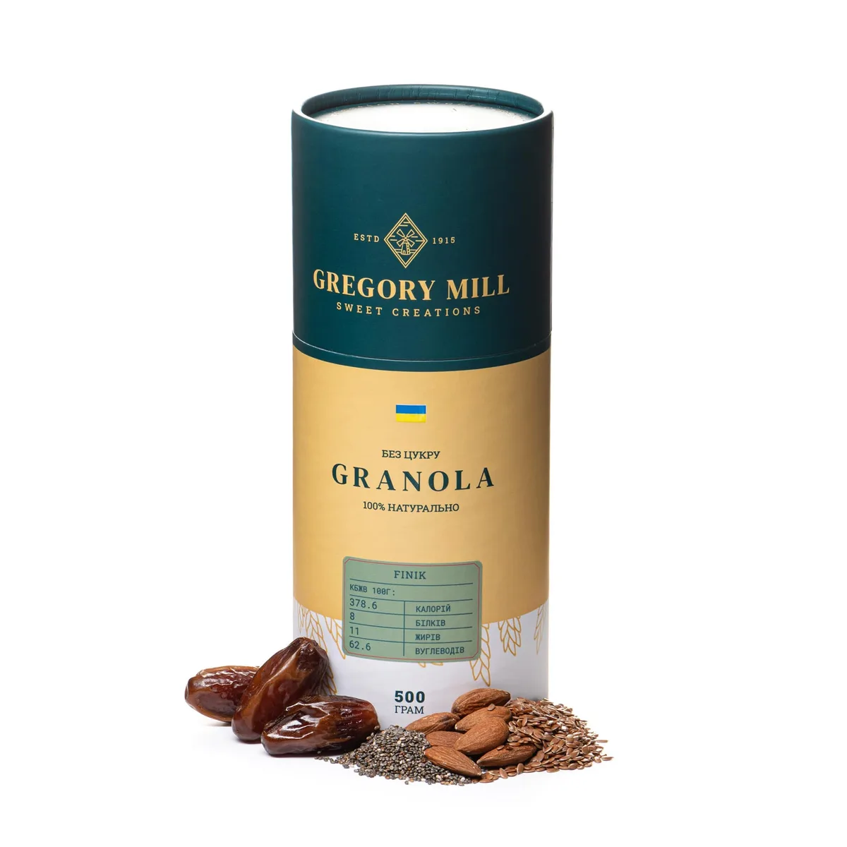 Гранола Gregory Mill Finik, 500 г