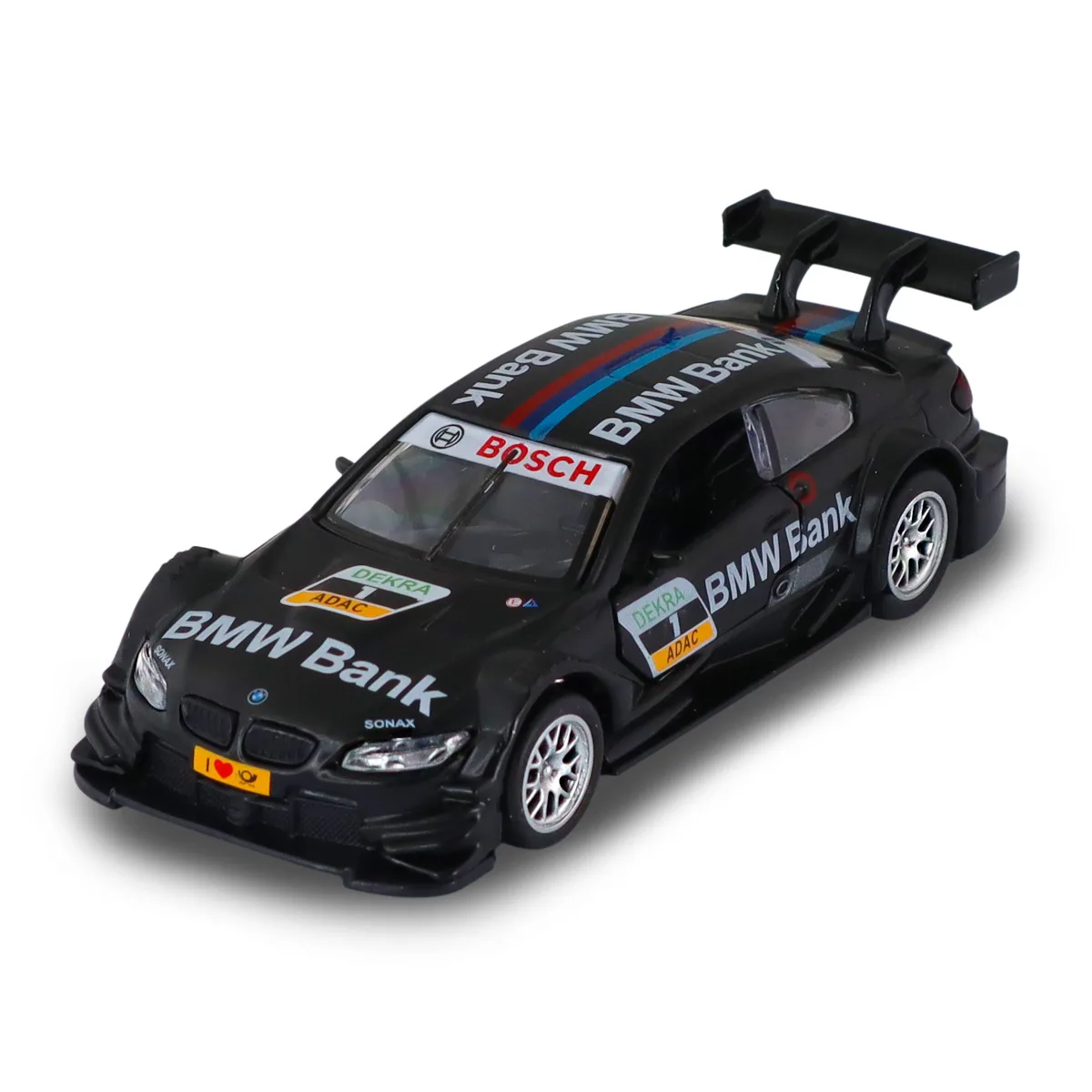 Автомодель TechnoDrive метал 11,3х4,4х3 см чорна