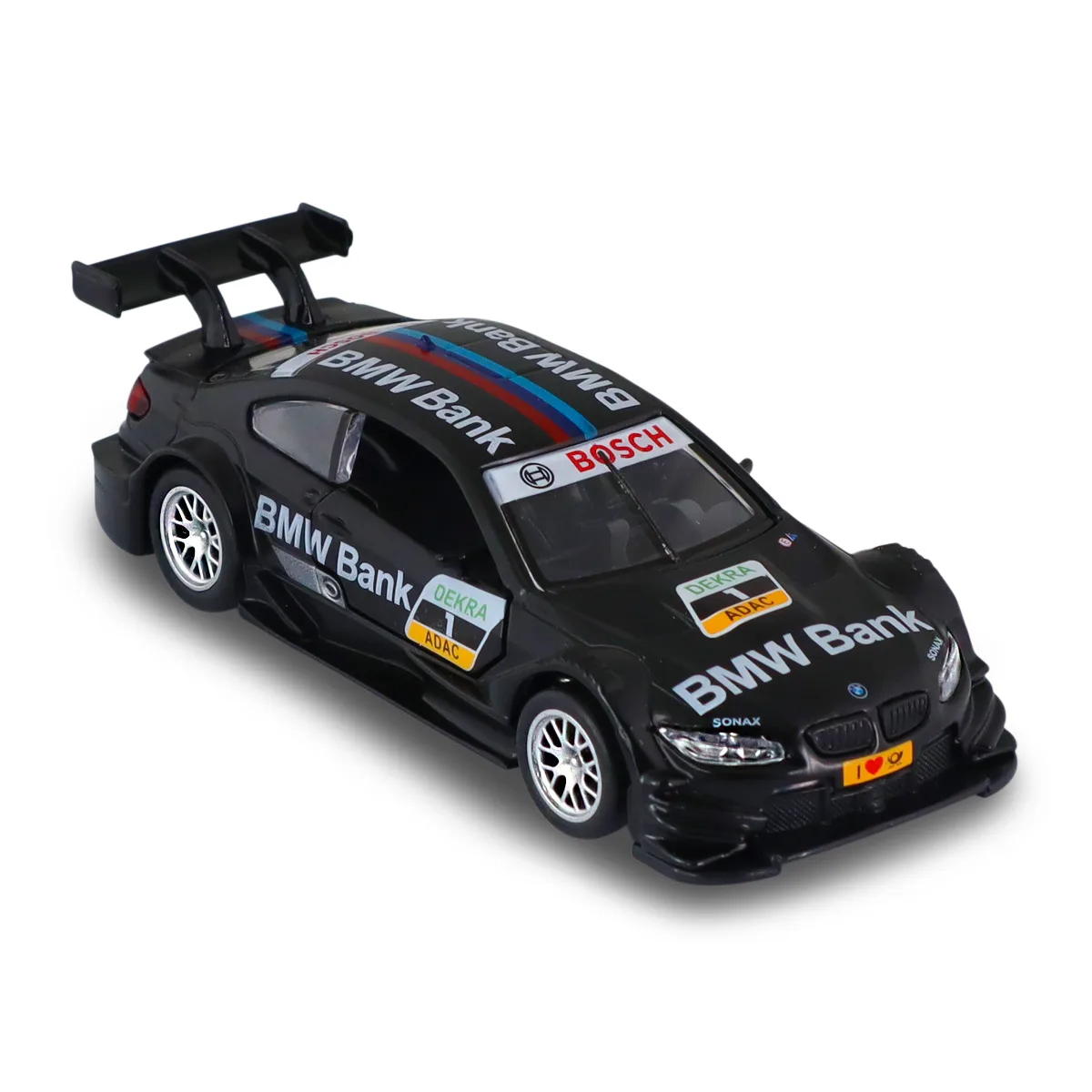 Автомодель TechnoDrive метал 11,3х4,4х3 см чорна