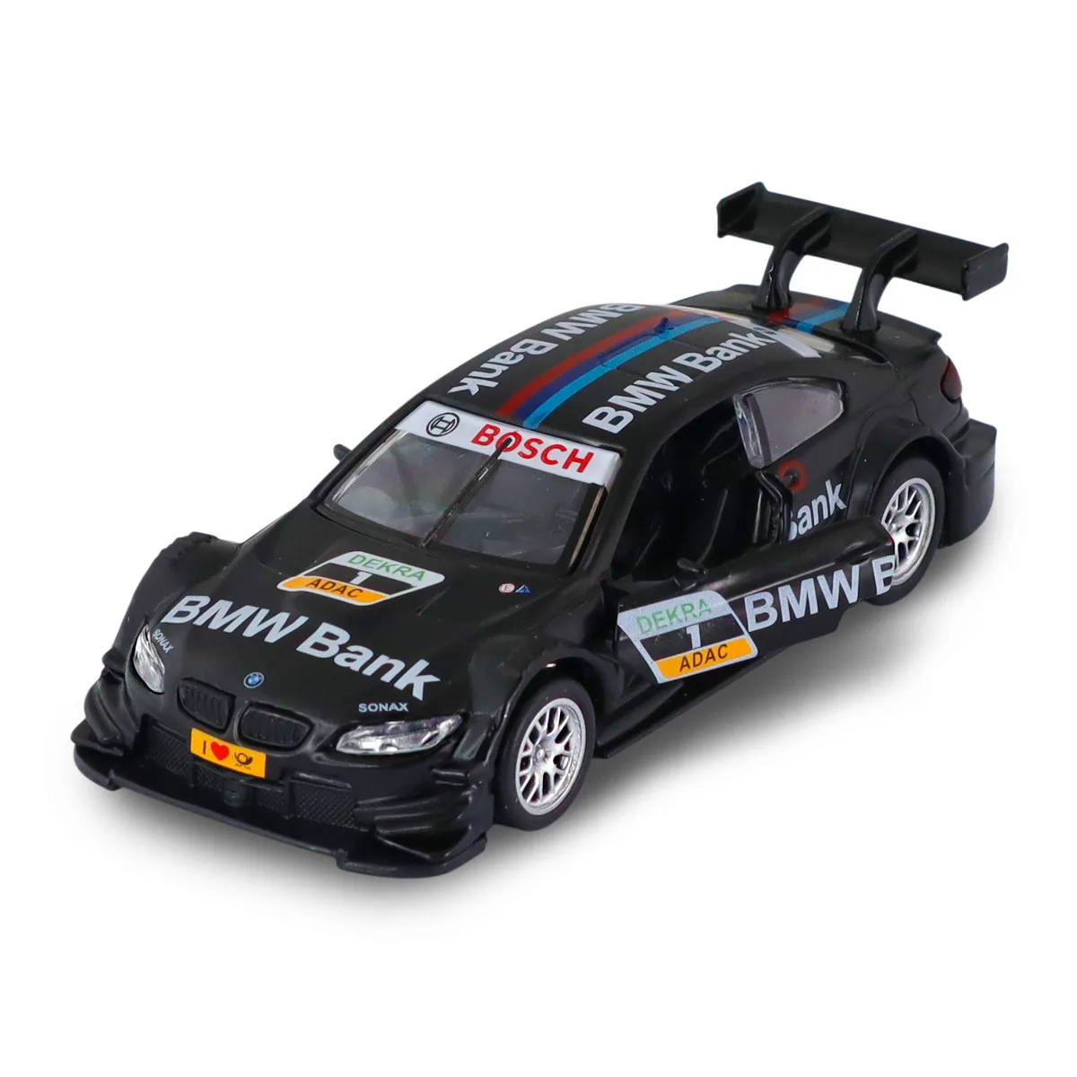 Автомодель TechnoDrive метал 11,3х4,4х3 см чорна