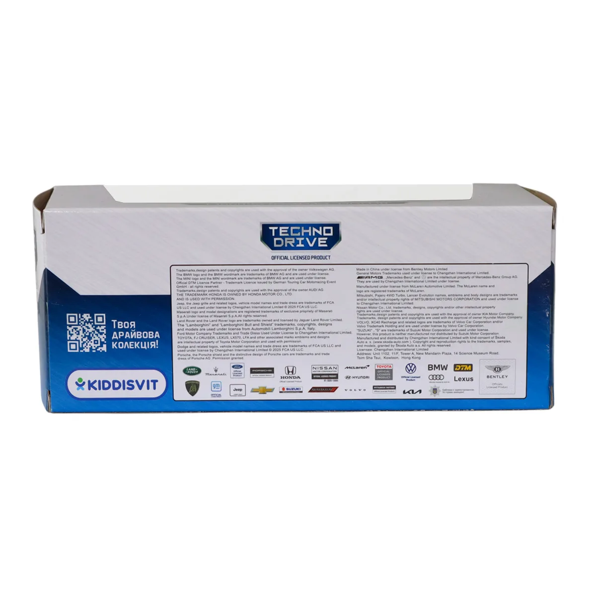 Автомодель TechnoDrive метал 11,3х4,4х3 см чорна