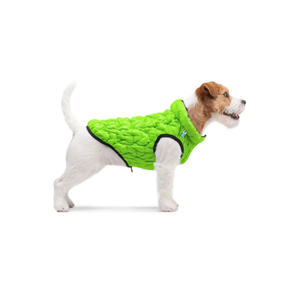 Куртка двостороння AiryVest UNI M43 еластична нейлонова 40-43 см салатова-чорна