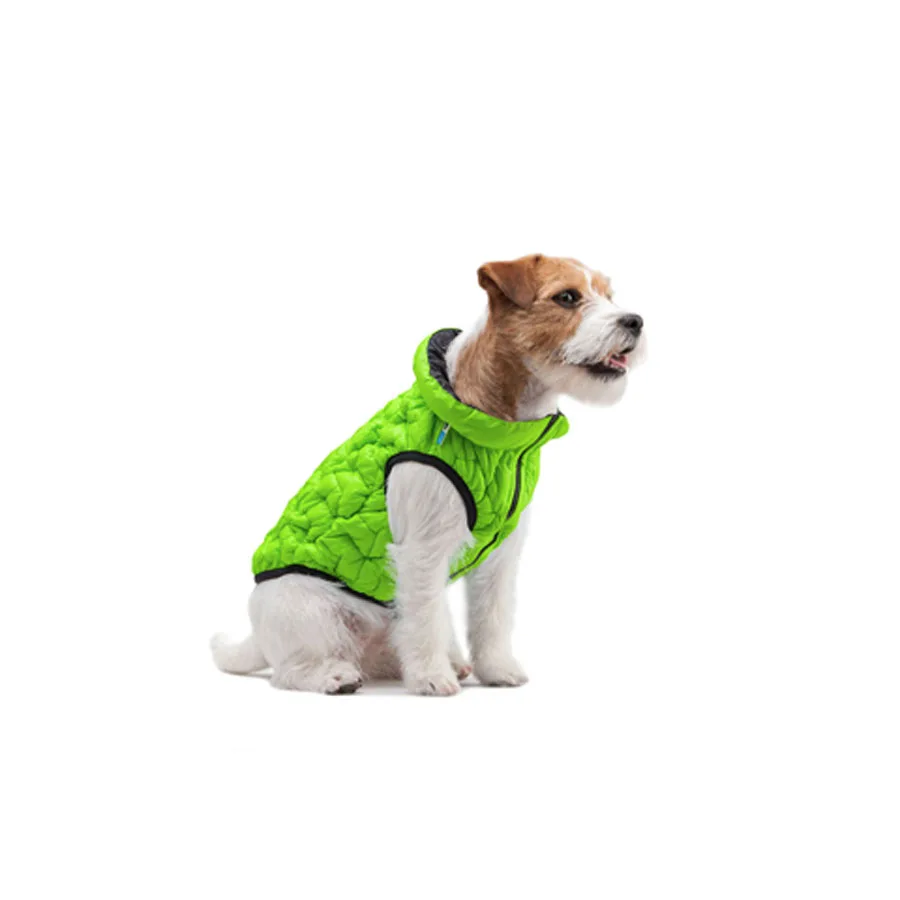 Куртка двостороння AiryVest UNI M43 еластична нейлонова 40-43 см салатова-чорна