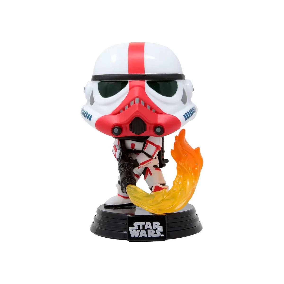 Ігрова фігурка Funko вінілова 6х5,5х11,4 см Мандалорець Штурмовик з вогнеметом