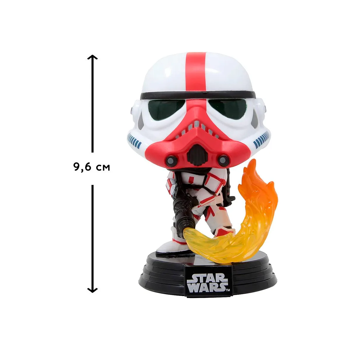 Ігрова фігурка Funko вінілова 6х5,5х11,4 см Мандалорець Штурмовик з вогнеметом