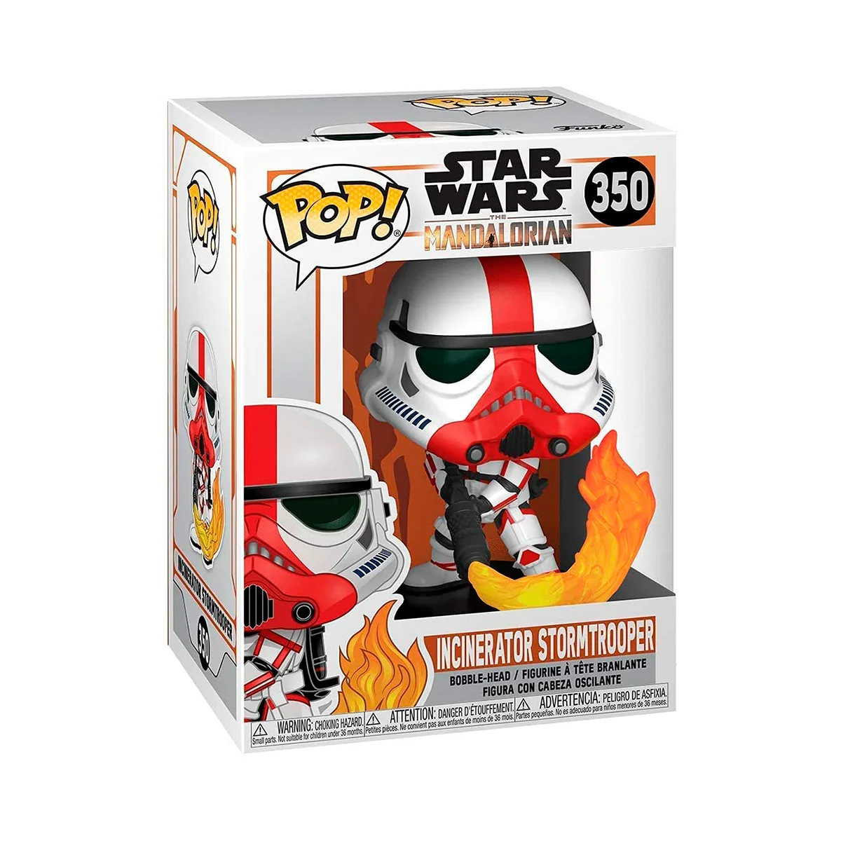 Ігрова фігурка Funko вінілова 6х5,5х11,4 см Мандалорець Штурмовик з вогнеметом