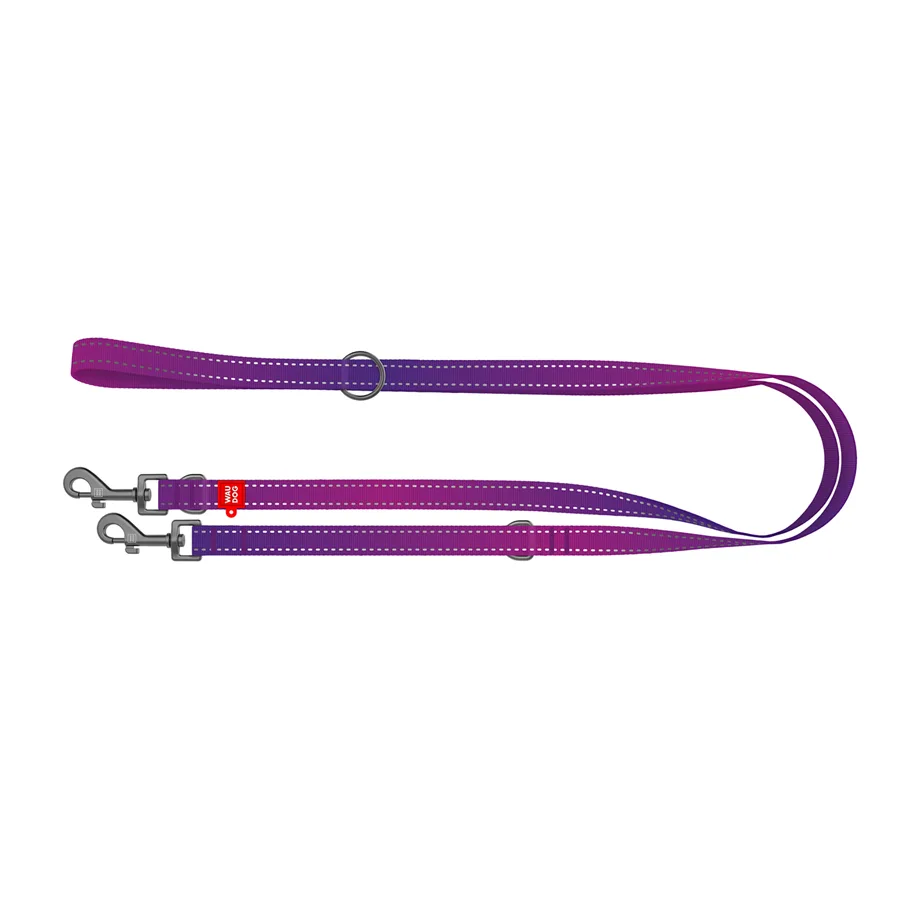 Поводок-цепочка WAUDOG Nylon Mono 20 мм x 300 см нейлон фиолетовый