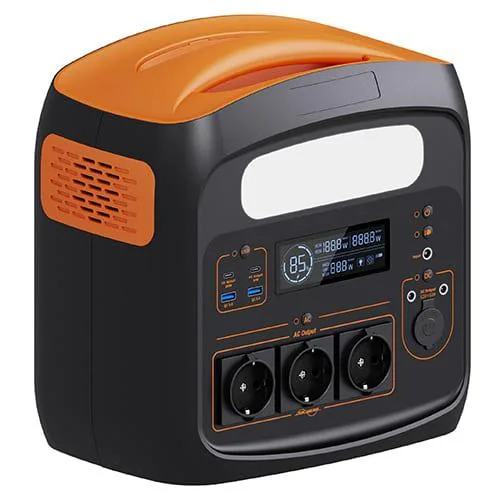 Портативна зарядна станція 1200W LiFePO4 288000 мАг Пластик 290х195х300 мм Чорна