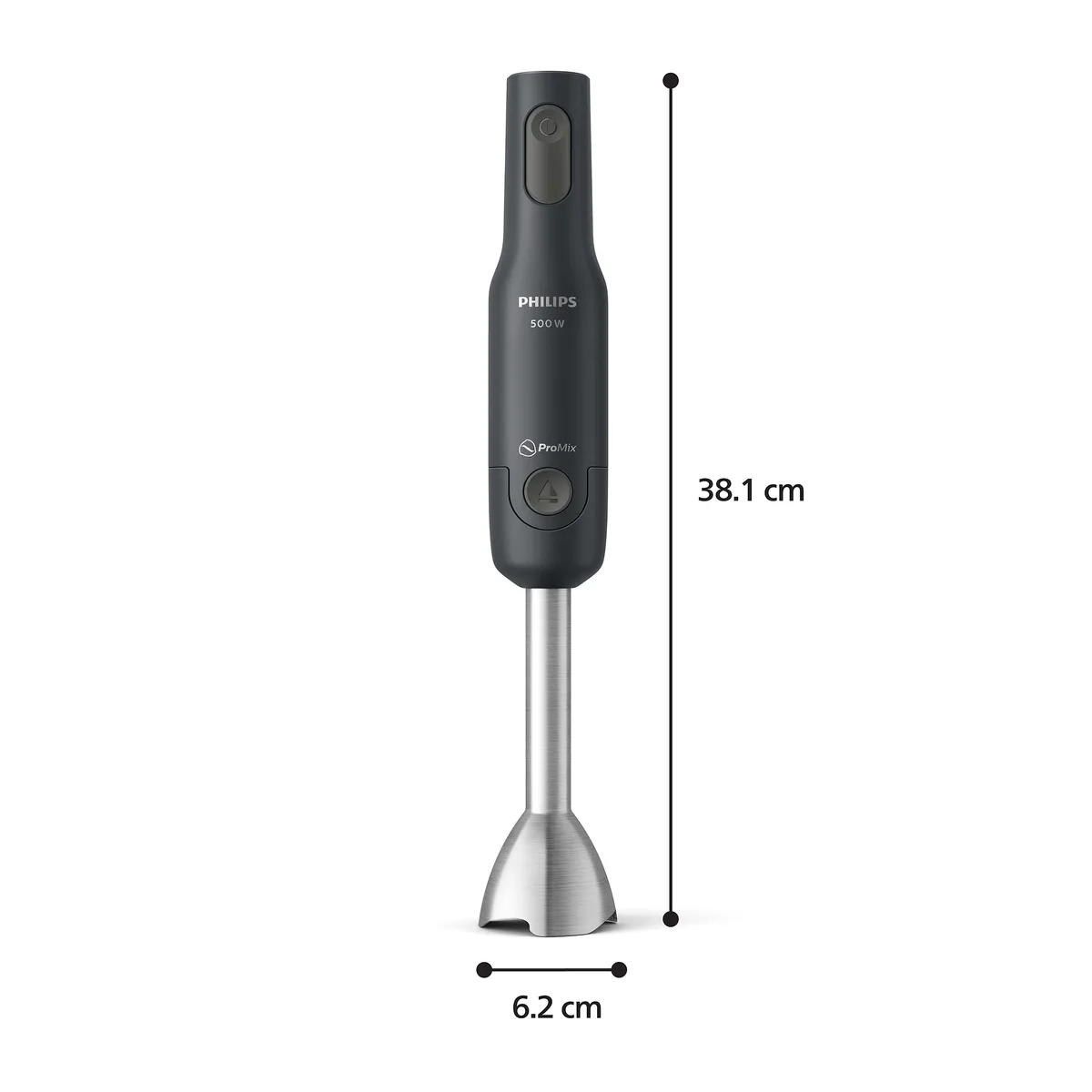 Занурювальний блендер PHILIPS Series 1000, 500Вт, 500мл чаша, чорний.