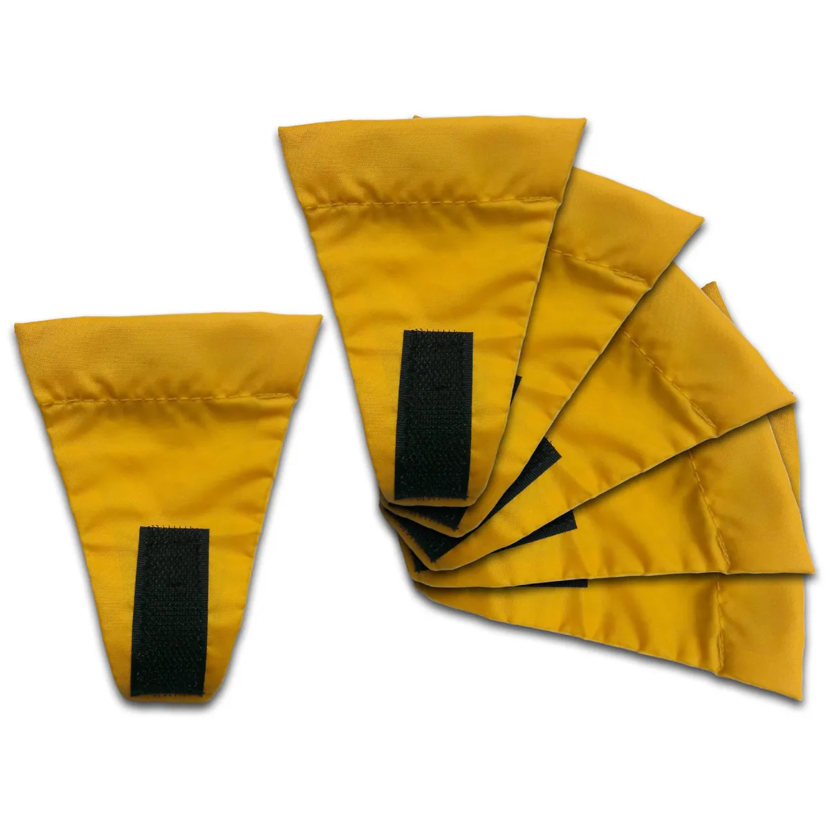 Сигнальні прапорці Wechsel Polyester 11,3х10 см Жовті 6 шт
