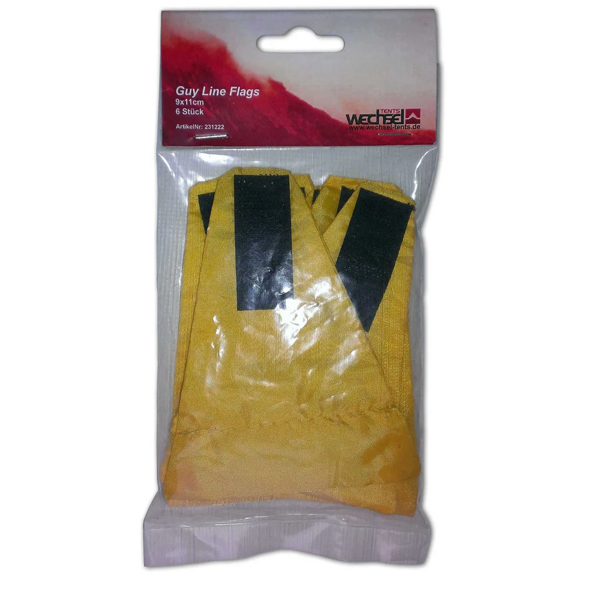 Сигнальні прапорці Wechsel Polyester 11,3х10 см Жовті 6 шт