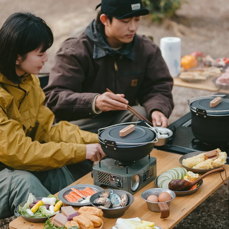Сотейник з кришкою Naturehike алюміній 340х325х130 мм сріблястий