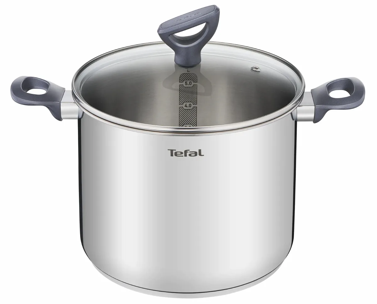 Набір посуду Tefal нержавіюча сталь 10 предметів 16-24 см