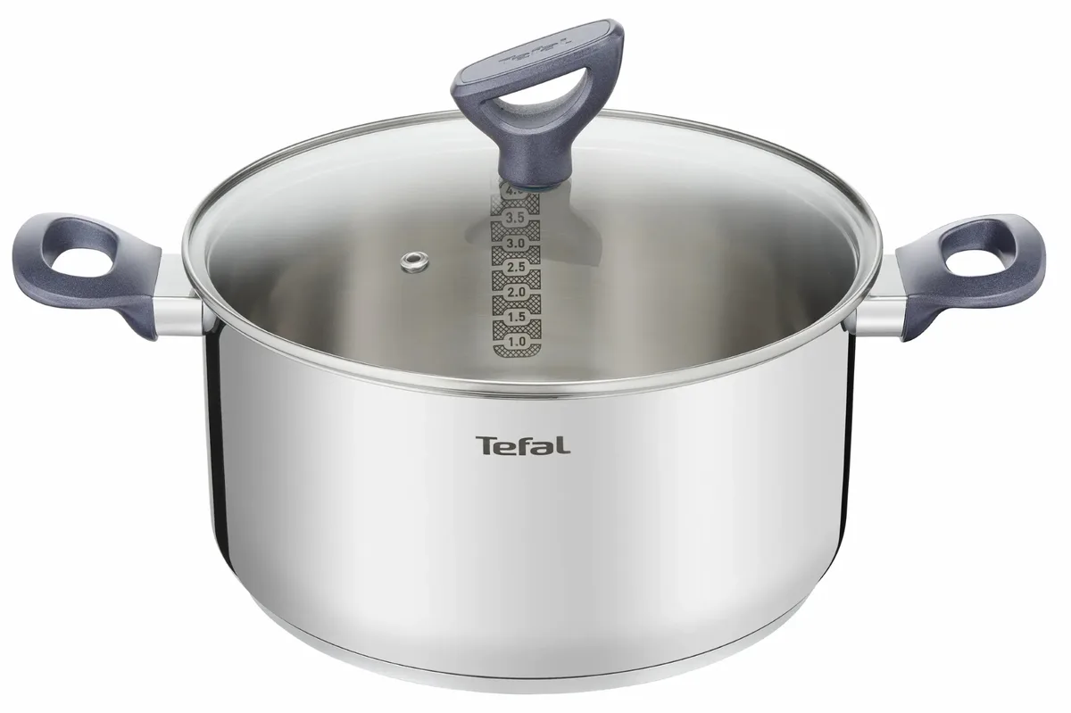 Набір посуду Tefal нержавіюча сталь 10 предметів 16-24 см