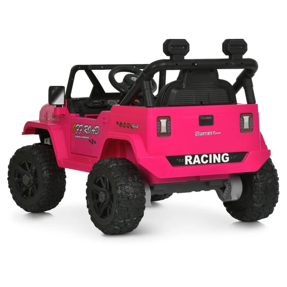 Детский электромобиль Bambi Racer пластик джип 99x54x63 см красный