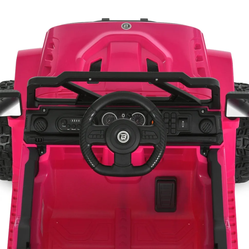 Детский электромобиль Bambi Racer пластик джип 99x54x63 см красный