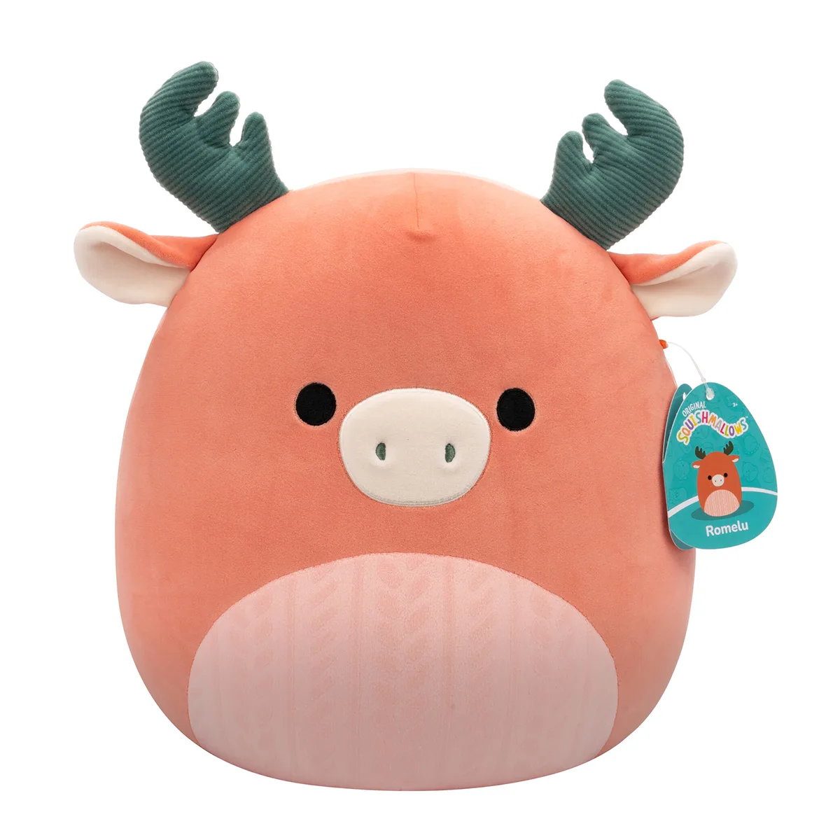 М'яка іграшка Squishmallows поліестер 30 см Лось Ромелу