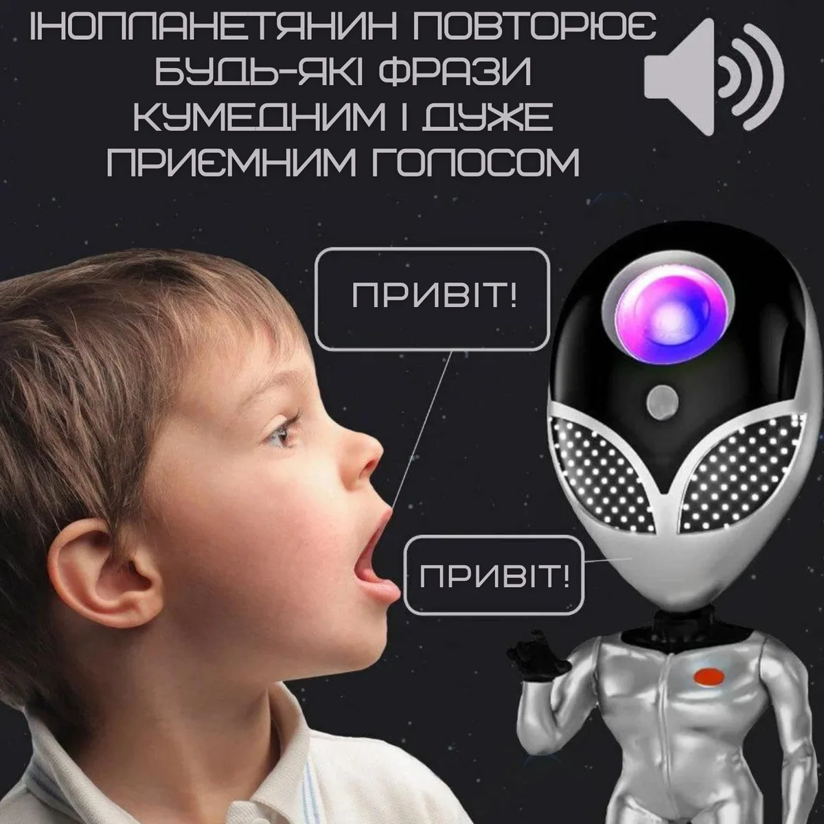 Лазерний проектор зоряного неба AlienSUN з пультом 6 Вт LED 180° 8 режимів 5 рівнів яскравості