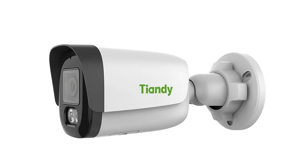 IP-камера Tiandy TC-C34WP Спецификация: W/E/Y/2.8mm/V4.0, 4MP, цветная пуля, 2.8mm, f/1.0, LED 15м, PoE, IP67.