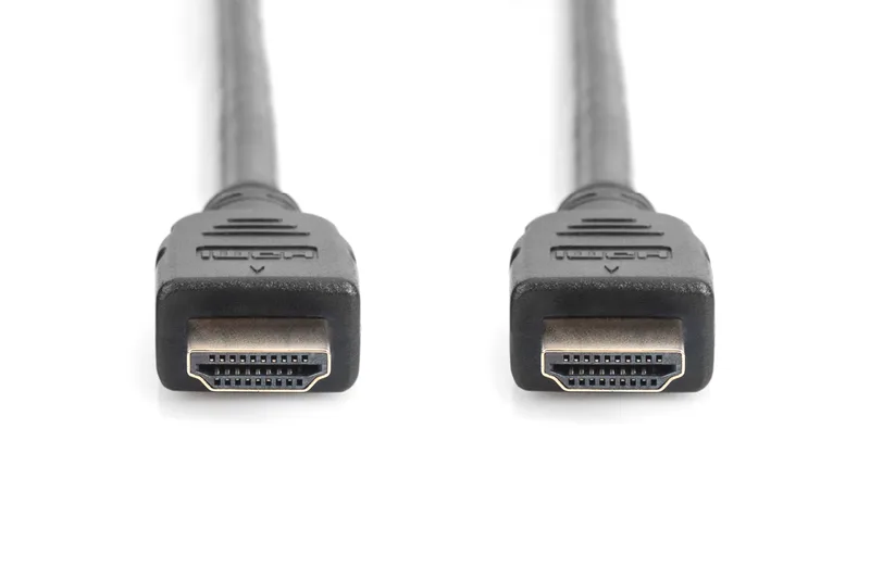 Кабель DIGITUS HDMI (M/M), 8K, Ultra High speed/Ethernet, 1м, чорний