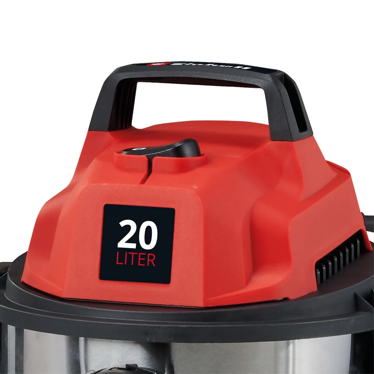 Професійний пилосос Einhell TC-VC 2045 S: 900 Вт, 180 мБар, 20 л, шланг 1.5 м, вага 3.5 кг.