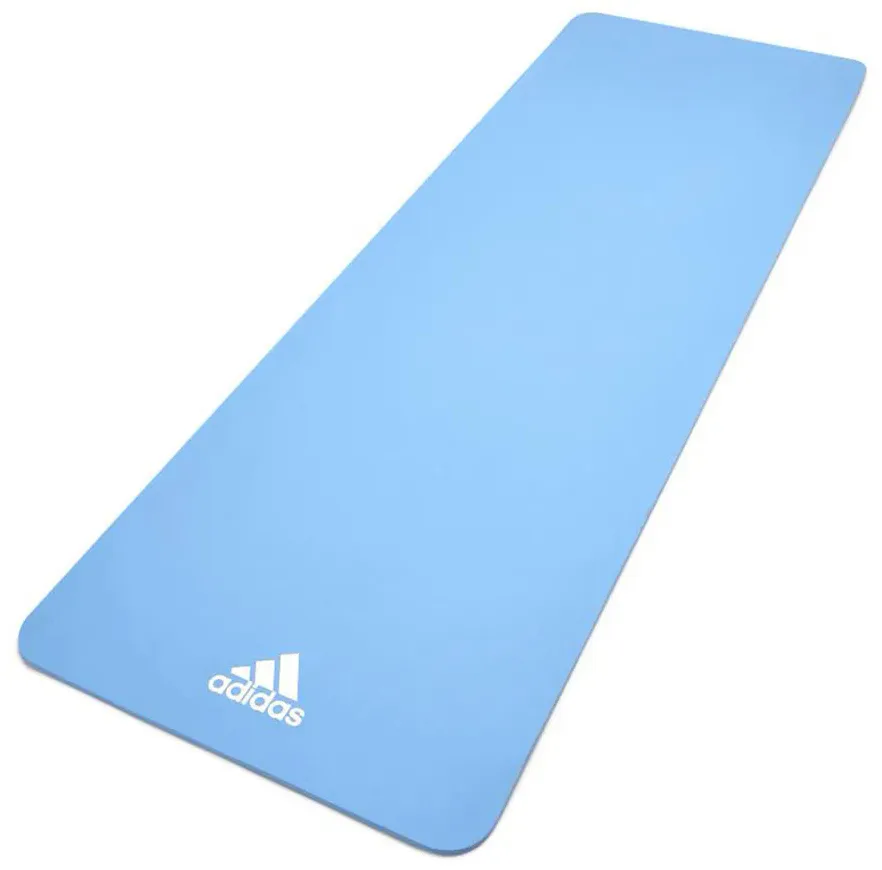 Килимок для йоги Adidas Полівініл хлорид 176х61х0,8 см Блакитний