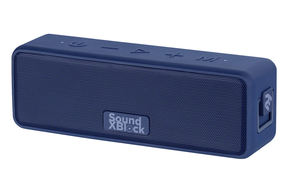 Акустична система 2E SoundXBlock TWS, MP3, Wireless, Waterproof Blue