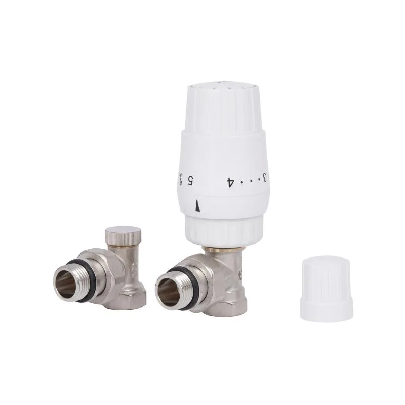 Комплект термостатичний радіаторний Thermo Alliance Forte TAF300G15 кутовий 1/2" латунь 38х33,5х23 см