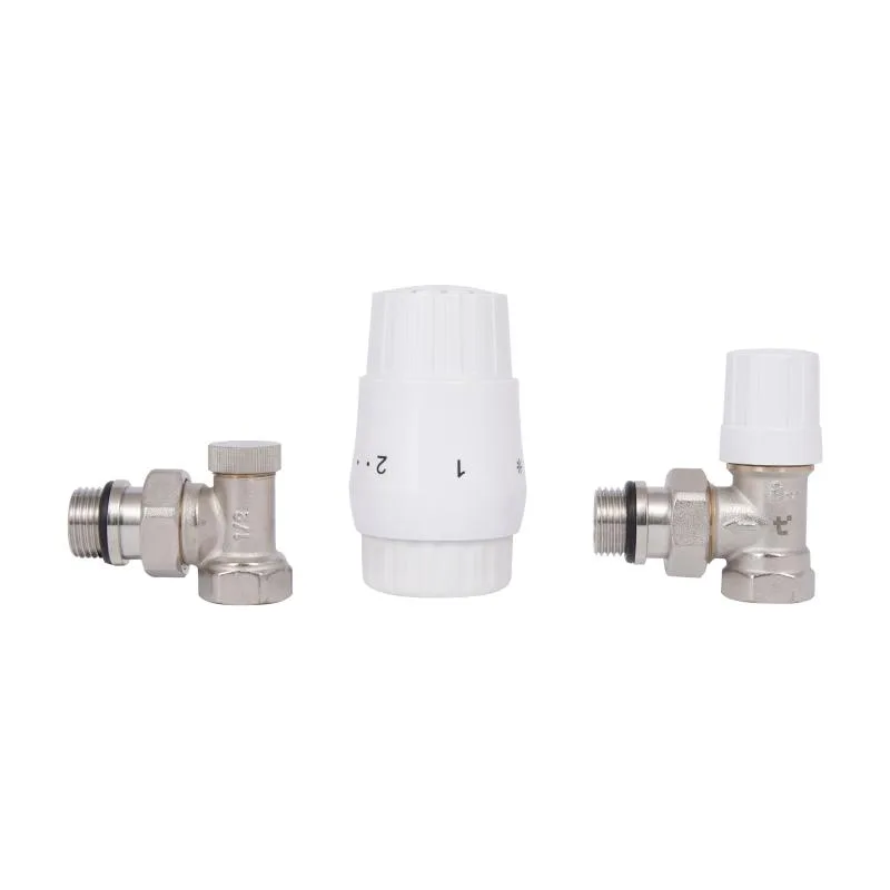 Комплект термостатичний радіаторний Thermo Alliance Forte TAF300G15 кутовий 1/2" латунь 38х33,5х23 см