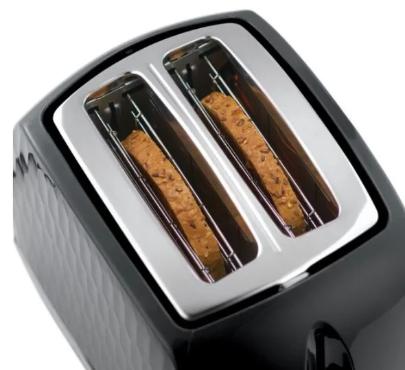 Тостер Russell Hobbs пластик 19,6х26,8х18,5 см чорний
