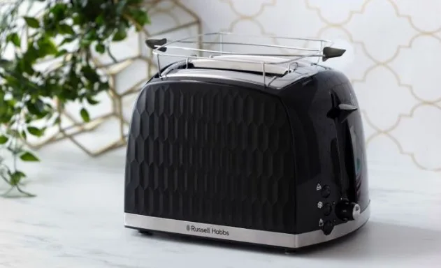 Тостер Russell Hobbs пластик 19,6х26,8х18,5 см чорний