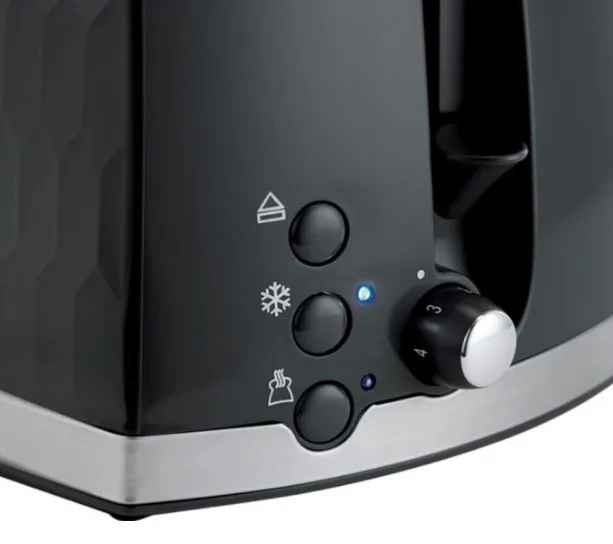 Тостер Russell Hobbs пластик 19,6х26,8х18,5 см чорний