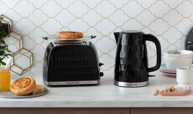Тостер Russell Hobbs пластик 19,6х26,8х18,5 см чорний