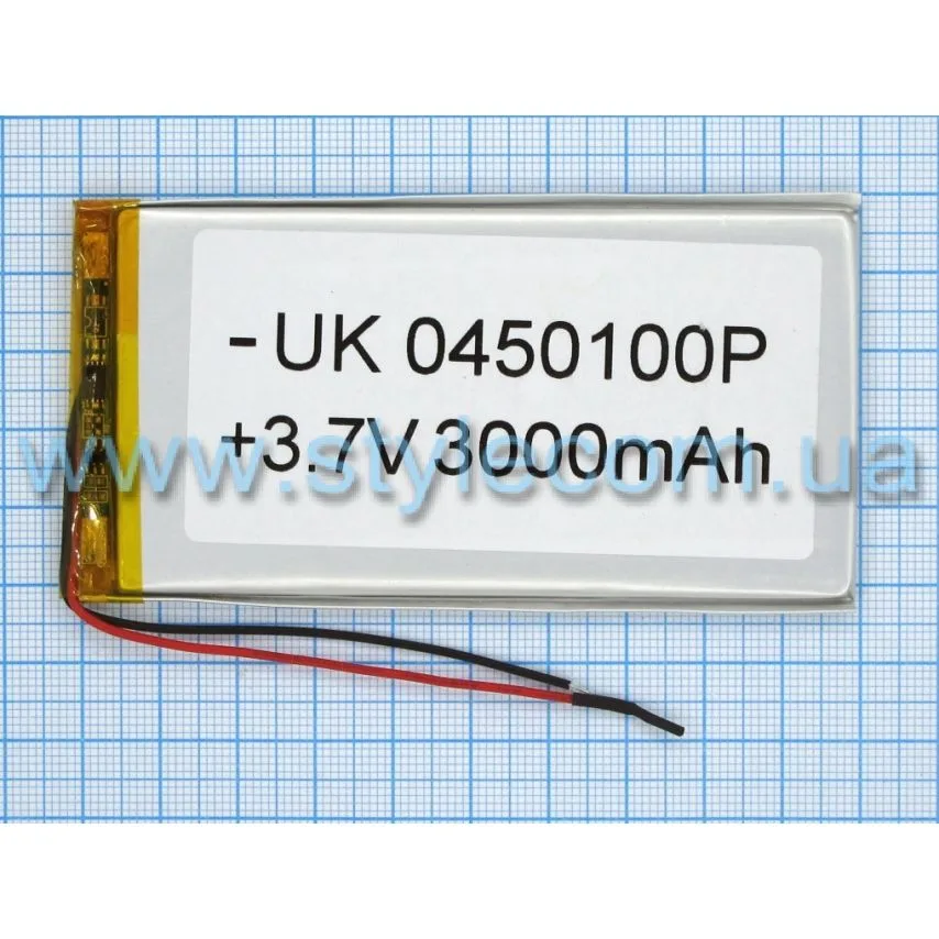 Акумулятор China 3000mAh 4х50х100 мм універсальний High Copy