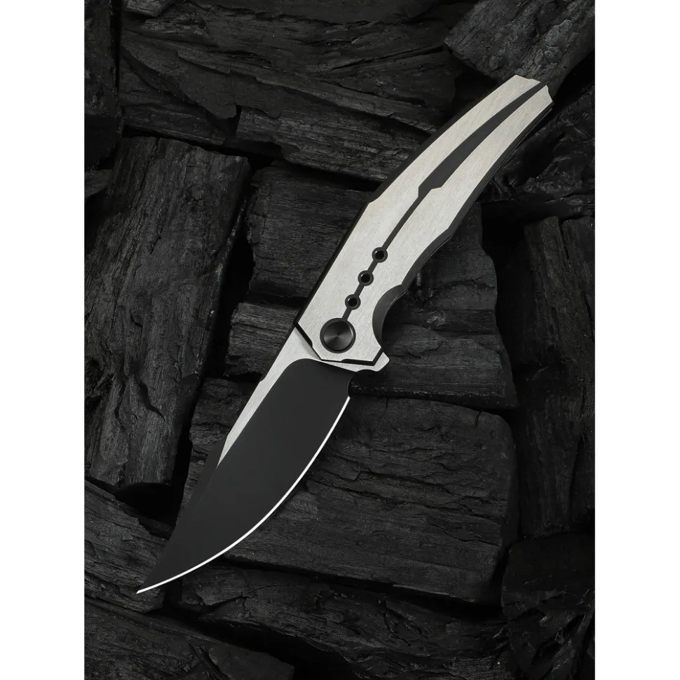 Складаний ніж Weknife титан 215,8 мм сірий Bohler M390