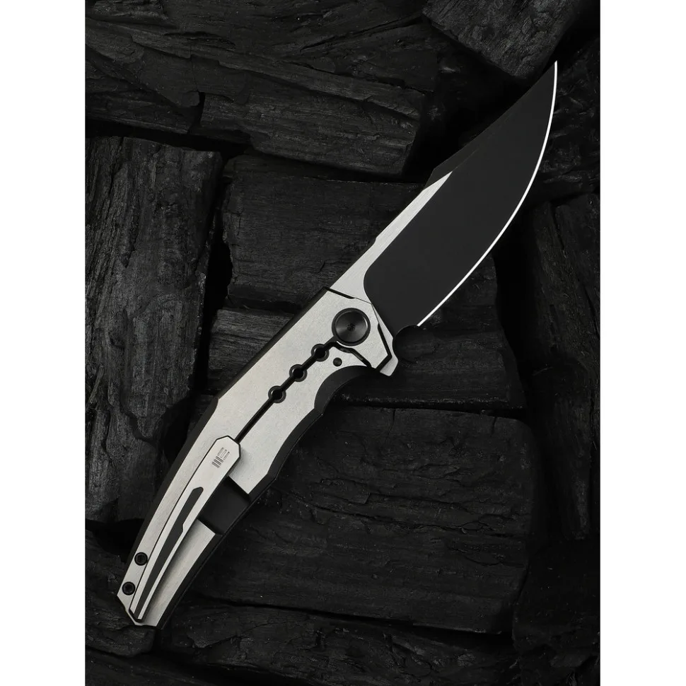 Складаний ніж Weknife титан 215,8 мм сірий Bohler M390