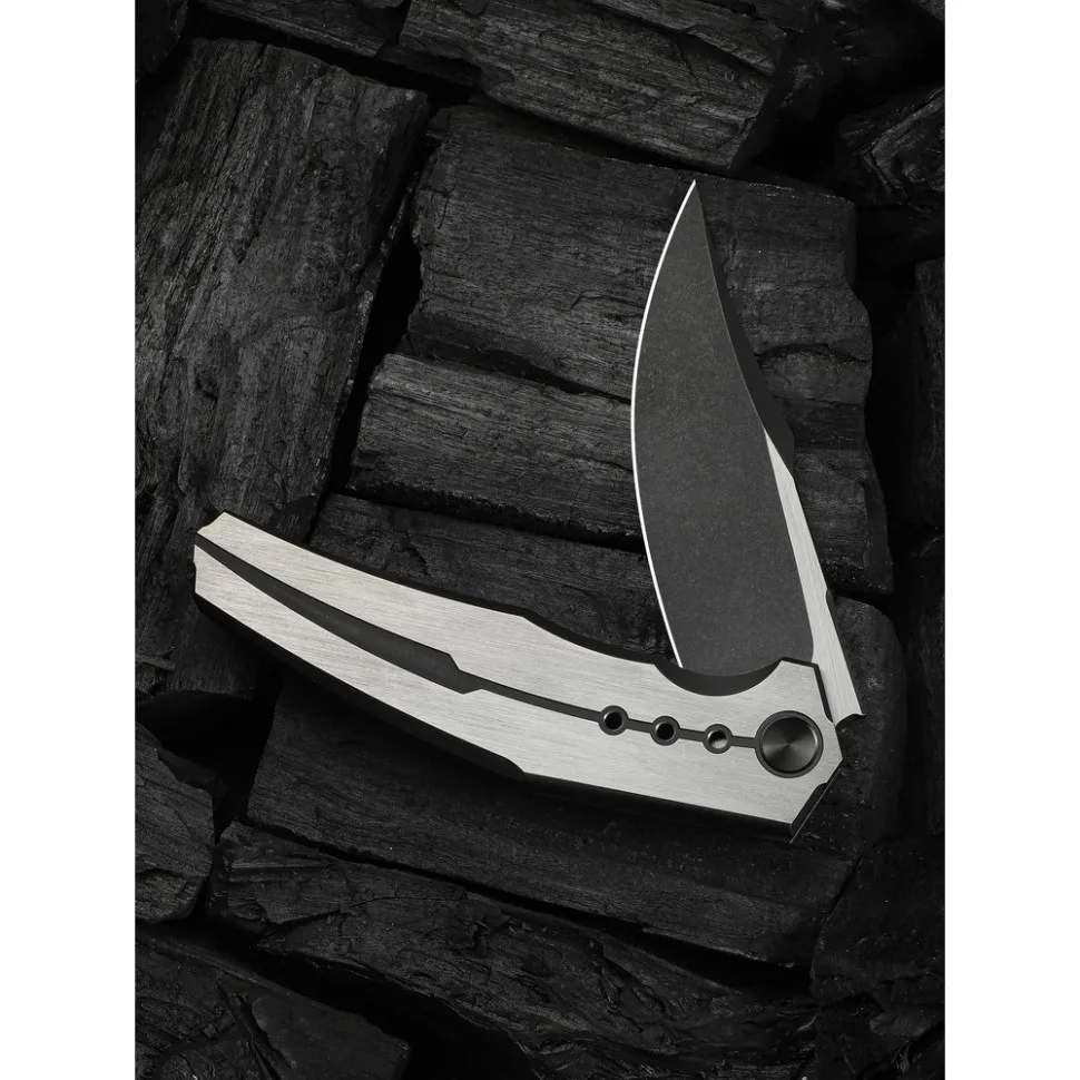 Складаний ніж Weknife титан 215,8 мм сірий Bohler M390