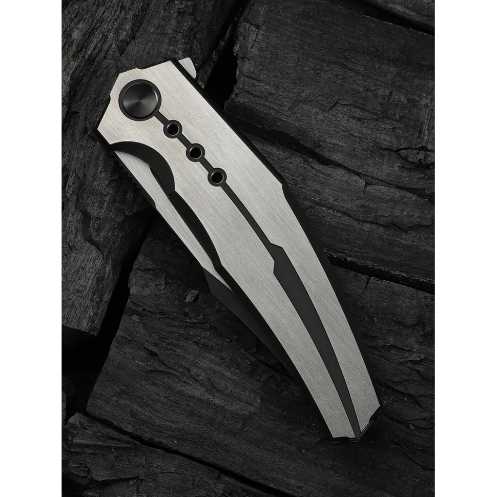 Складаний ніж Weknife титан 215,8 мм сірий Bohler M390