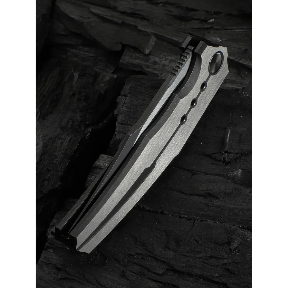 Складаний ніж Weknife титан 215,8 мм сірий Bohler M390
