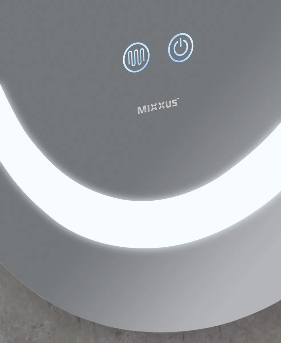 Дзеркало настінне LED Touch Mixxus PLAIN MV03 50x70 см алюмінієве 6000K