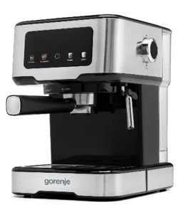 Кавоварка еспресо Gorenje Нержавіюча сталь 27,4х30х27,2 см Срібна