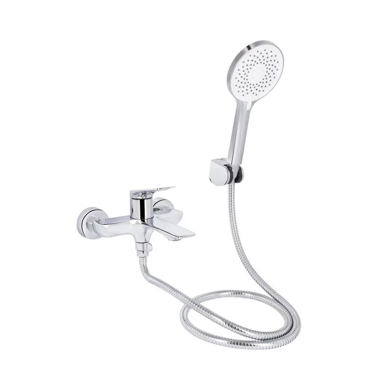 Змішувач для ванни Qtap Vlasta New QTVLA259CRM 180х207х140 мм Латунь Хром