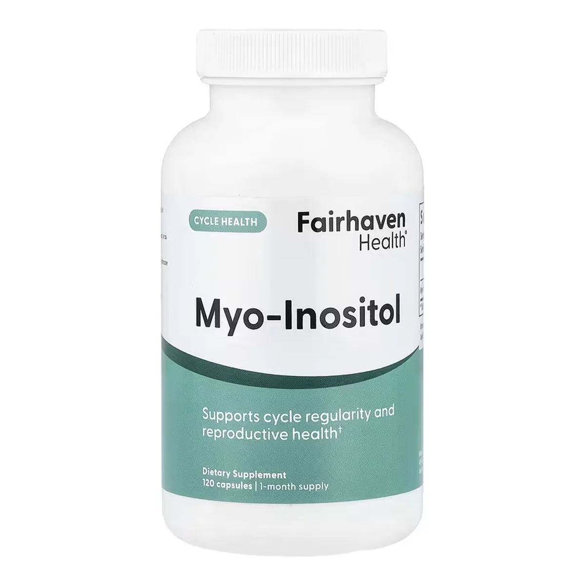 Myo-Inositol Fairhaven Health рослинна капсула 120 шт Веганська добавка