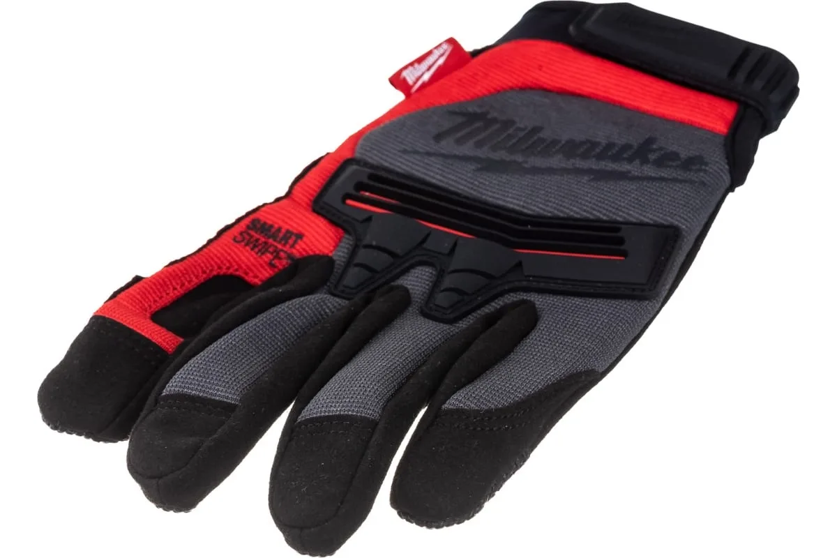 Робочі рукавички Milwaukee Armortex Smartswipe, поліестер/TPR/махра, розмір 11/XXL, чорні.