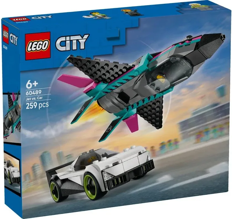 Конструктор LEGO City Реактивний літак проти автомобіля