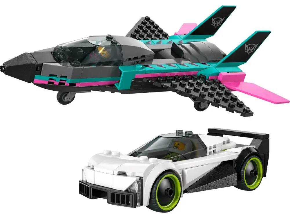 Конструктор LEGO City Реактивний літак проти автомобіля