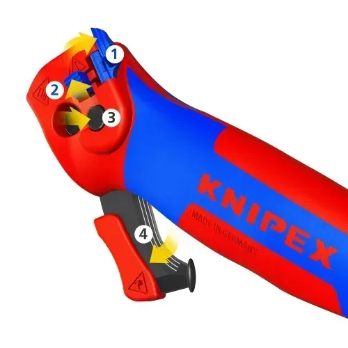 Нож монтерский KNIPEX изогнутое лезвие до 7 мм 0 065 кг