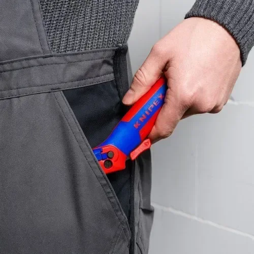 Нож монтерский KNIPEX изогнутое лезвие до 7 мм 0 065 кг