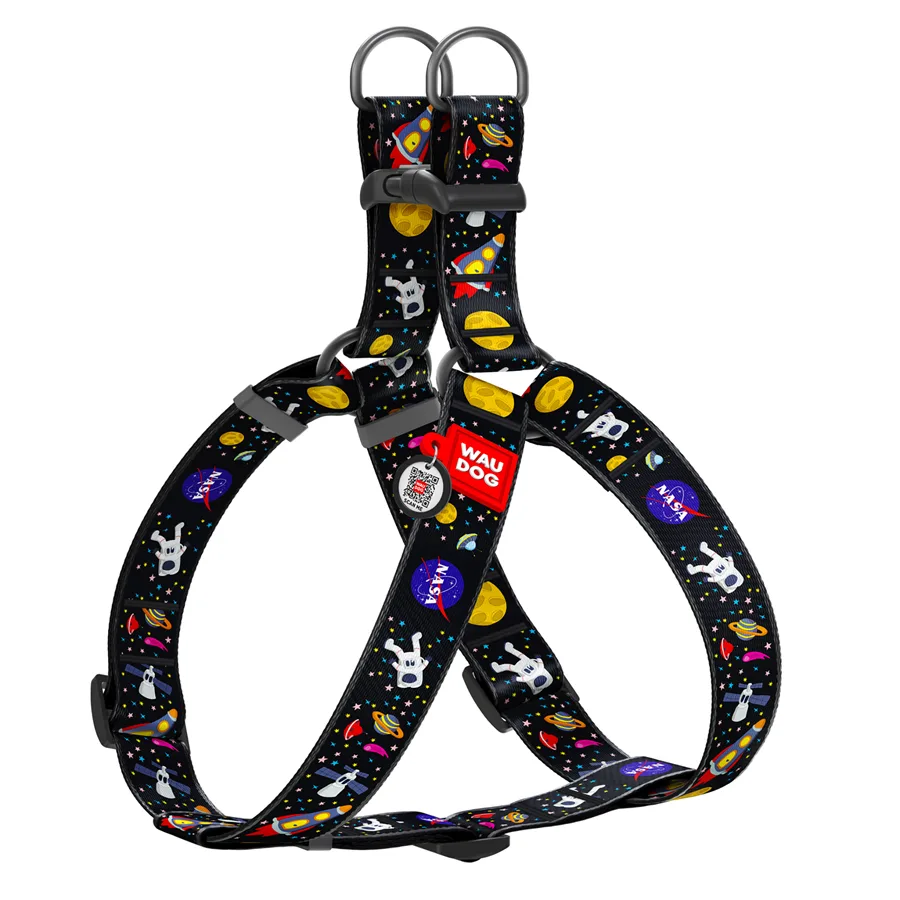Шлейка WAUDOG Nylon XL 35 мм Нейлон Обхват шеи 70-100 см