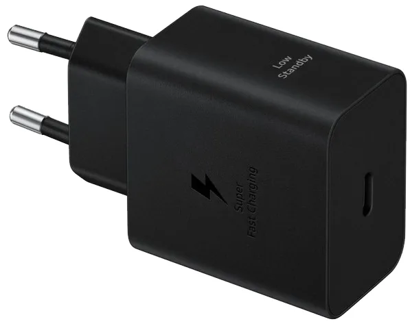Мережевий зарядний пристрій Samsung 45 Вт USB Type-C 43,5х44,5х28 мм Чорний